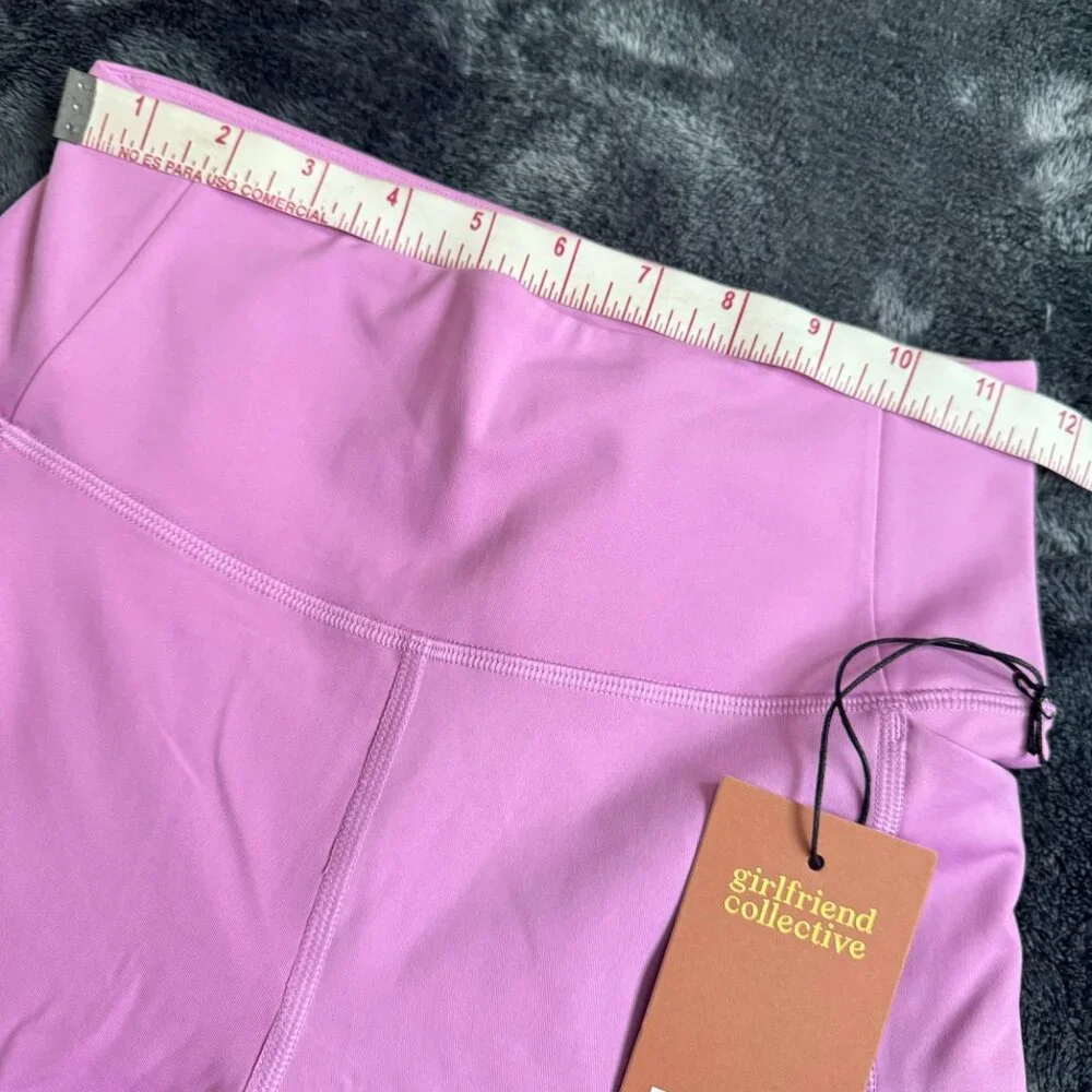 Girlfriend Collective 4016 legging SZ small purple pockets high rise activewear‎